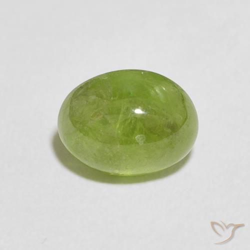 1.77ct Natürlicher Mittelgrün Sphene, Oval, Transparent