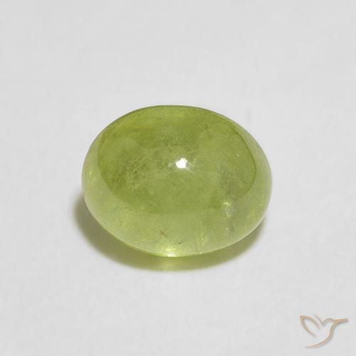 1.81ct Natürlicher Lebendiges grün Sphene, Oval, Transparent