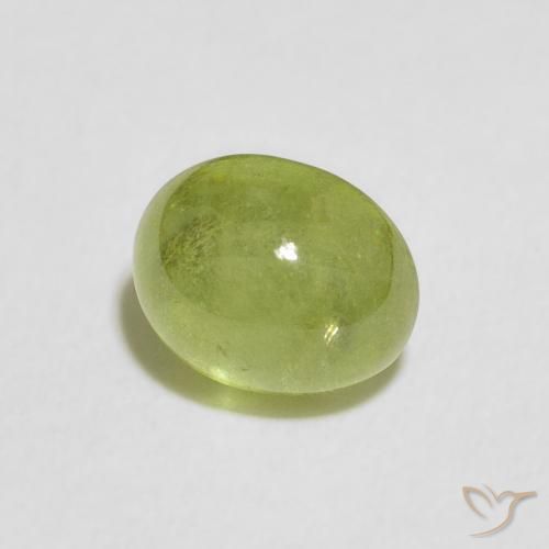 9,17 ctw natürlicher Lebendiges grün Sphene, Oval, Transparent