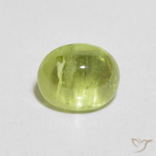 1.20ct Natürlicher Lebendiges grün Sphene, Oval, Transparent