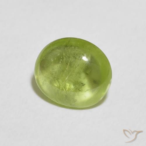 9,17 ctw natürlicher Mittelgrün Sphene, Oval, Transparent