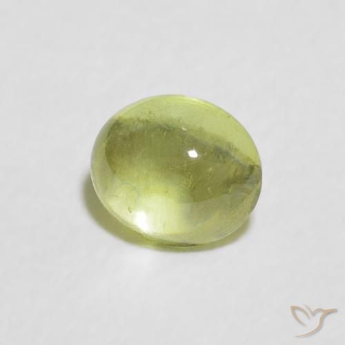 9,17 ctw natürlicher limettengrün Sphene, Oval, Transparent