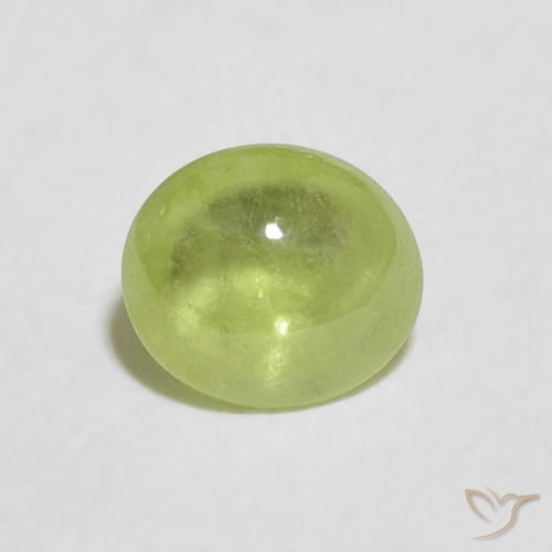 1.19ct Natürlicher hellgrün Sphene, Oval, Transparent