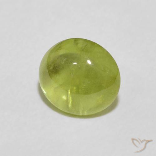 9,17 ctw natürlicher Warmes Waldgrün Sphene, Oval, Transparent