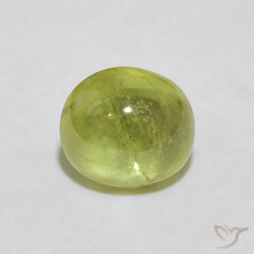 1.17ct Natürlicher gelblich-grün Sphene, Oval, Transparent