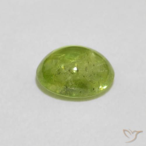 9,17 ctw natürlicher Lebendiges grün Sphene, Oval, Transparent
