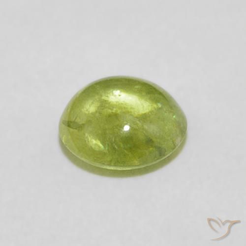 9,17 ctw natürlicher Lebendiges grün Sphene, Oval, Transparent
