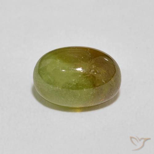 2.86ct Natürlicher gelblich-grün Sphene, Oval, Transparent