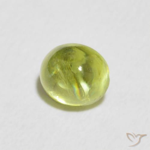 9,17 ctw natürlicher Helles Waldgrün Sphene, Oval, Transparent