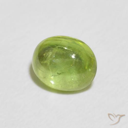 9,17 ctw natürlicher Lebendiges grün Sphene, Oval, Transparent