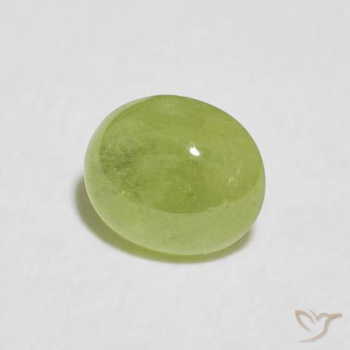 9,17 ctw natürlicher Lebendiges grün Sphene, Oval, Transparent