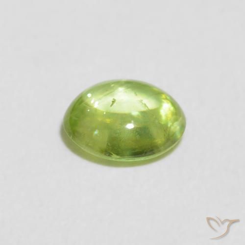 9,17 ctw natürlicher Lebendiges grün Sphene, Oval, Transparent