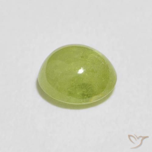 9,17 ctw natürlicher Lebendiges grün Sphene, Oval, Transparent