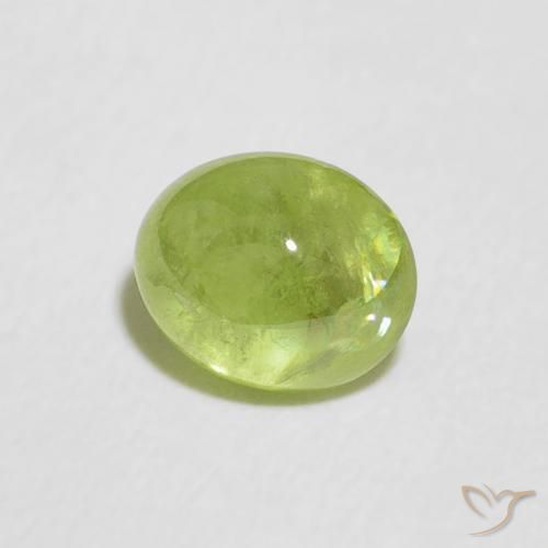 9,17 ctw natürlicher Lebendiges grün Sphene, Oval, Transparent