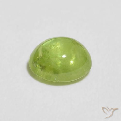 9,17 ctw natürlicher Lebendiges grün Sphene, Oval, Transparent
