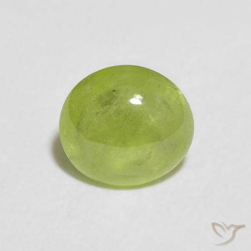 1.19ct Natürlicher Lebendiges grün Sphene, Oval, Transparent