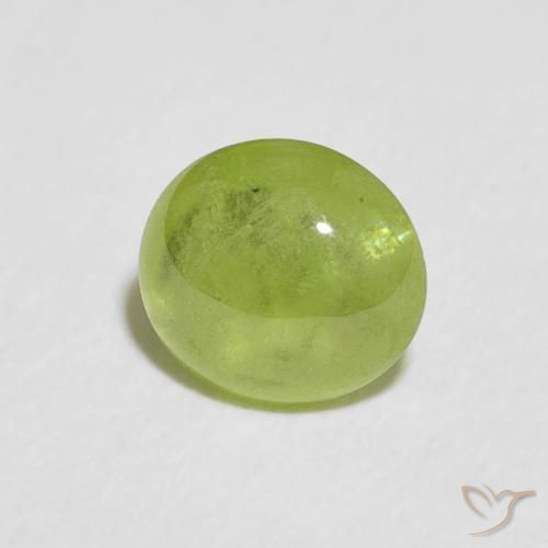 9,17 ctw natürlicher Lebendiges grün Sphene, Oval, Transparent