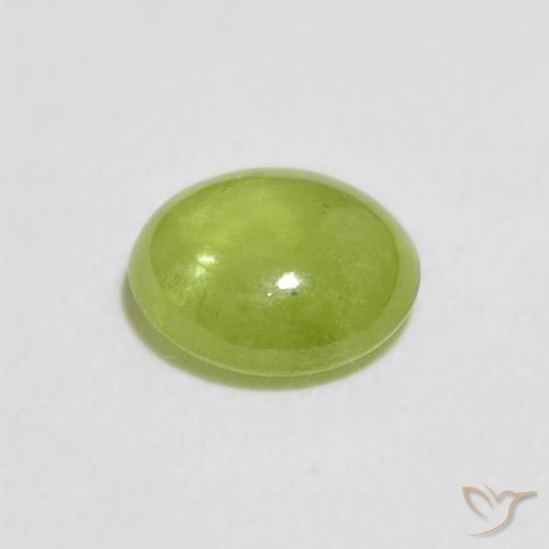 9,17 ctw natürlicher Lebendiges grün Sphene, Oval, Transparent