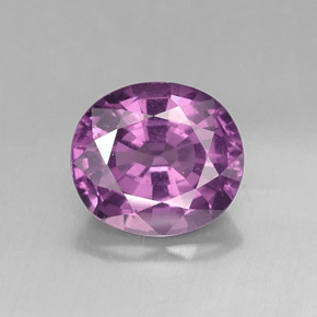 1,89 ctw natürlicher violetter Spinell, Oval Schliff, VVS-VS