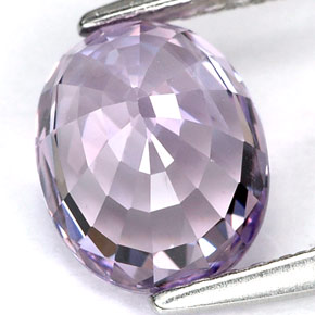 2,09 ctw natürlicher violetter Spinell, Oval Schliff, VVS
