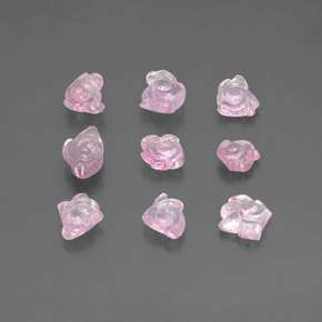  ct natürliche rosafarbener Spinell-Edelsteine, Fantasieschliff, Transparent
