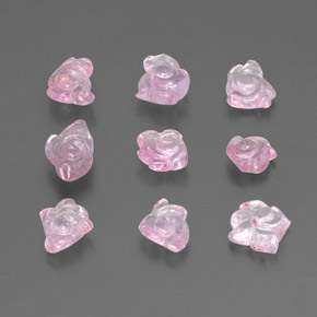  ct natürliche rosafarbener Spinell-Edelsteine, Fantasieschliff, Transparent
