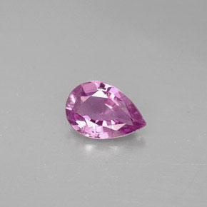 0,60 ctw natürlicher violetter Spinell, Birnenform, VS
