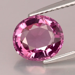 2,11 ctw natürlicher violetter Spinell, Oval Schliff, VS-SI