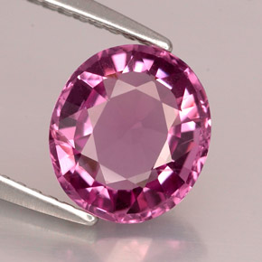 2,11 ctw natürlicher violetter Spinell, Oval Schliff, VS-SI