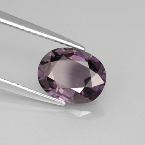 2,03 ctw natürlicher violetter Spinell, Oval Schliff, VVS-VS