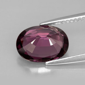 3,10 ctw natürlicher violetter Spinell, Oval Schliff, VS