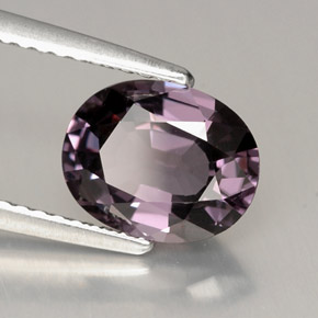1,99 ctw natürlicher violetter Spinell, Oval Schliff, VVS-VS