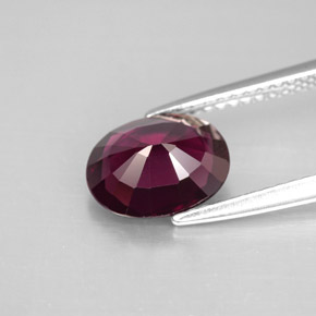 2,06 ctw natürlicher violetter Spinell, Oval Schliff, VVS