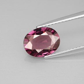 1,88 ctw natürlicher violetter Spinell, Oval Schliff, VVS-VS