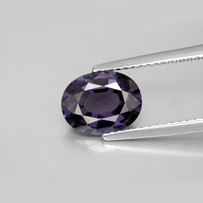 2,07 ctw natürlicher violetter Spinell, Oval Schliff, VS-SI