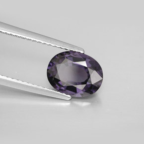 2,07 ctw natürlicher violetter Spinell, Oval Schliff, VS-SI