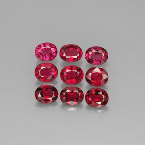  ct natürliche roter Spinell-Edelsteine, Oval Schliff, VS