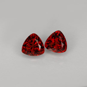  ct natürliche Tiefrot Spinell-Edelsteine, Trillion, VS