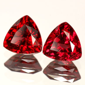  ct natürliche roter Spinell-Edelsteine, Trillion, VVS-VS