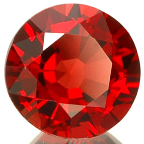 0,70 ctw natürlicher roter Spinell, Rundschliff, VS