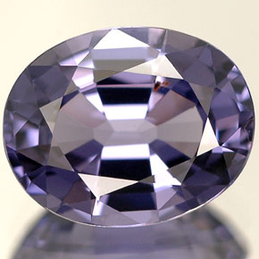 2,55 ctw natürlicher violetter Spinell, Oval Schliff, VVS