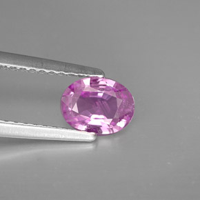 0,70 ctw natürlicher violetter Spinell, Oval Schliff, VS