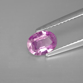 0,70 ctw natürlicher violetter Spinell, Oval Schliff, VS