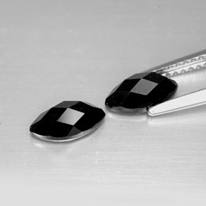  ct natürliche schwarzer Spinell-Edelsteine, Marquise, Lichtundurchlässig
