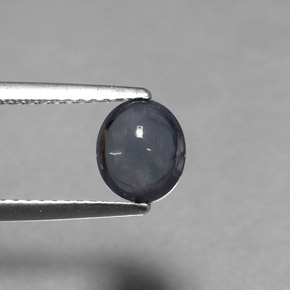 1,32 ctw natürlicher grauer Spinell, Oval Schliff, Transparent