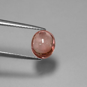 2,47 ctw natürlicher rosafarbener Spinell, Oval Schliff, Transparent