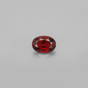 0,64 ctw natürlicher roter Spinell, Oval Schliff, VVS-VS