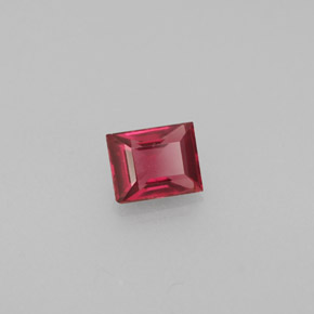 0,43 ctw natürlicher roter Spinell, Baguette, VS