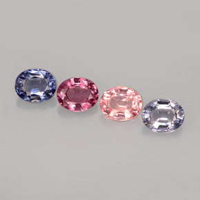  ct natürliche mehrfarbiger Spinell-Edelsteine, Oval Schliff, VVS-VS
