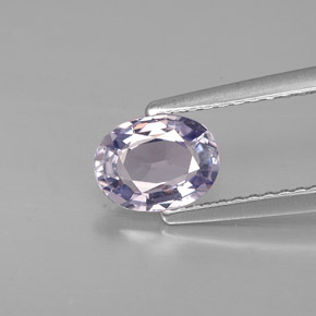 0,89 ctw natürlicher violetter Spinell, Oval Schliff, VVS